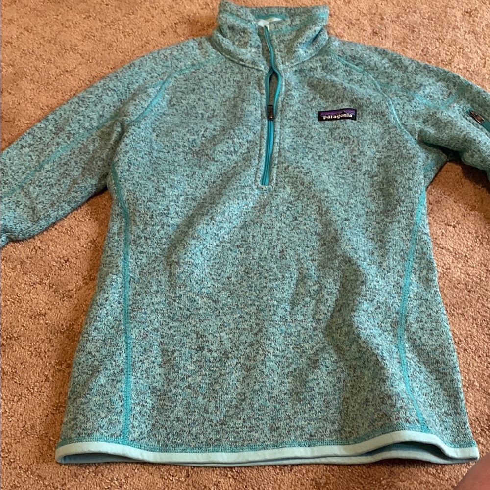 Patagonia Aqua Quarter-Zip Fleece